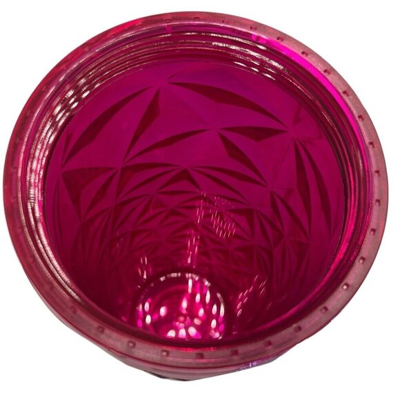 NEW Starbucks 2024 Summer Pink Red Diamond Prism Crystal 24 Oz Venti Tumbler - Picture 6 of 9